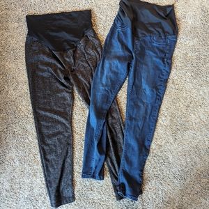 2 pair maternity pants from stitch fix